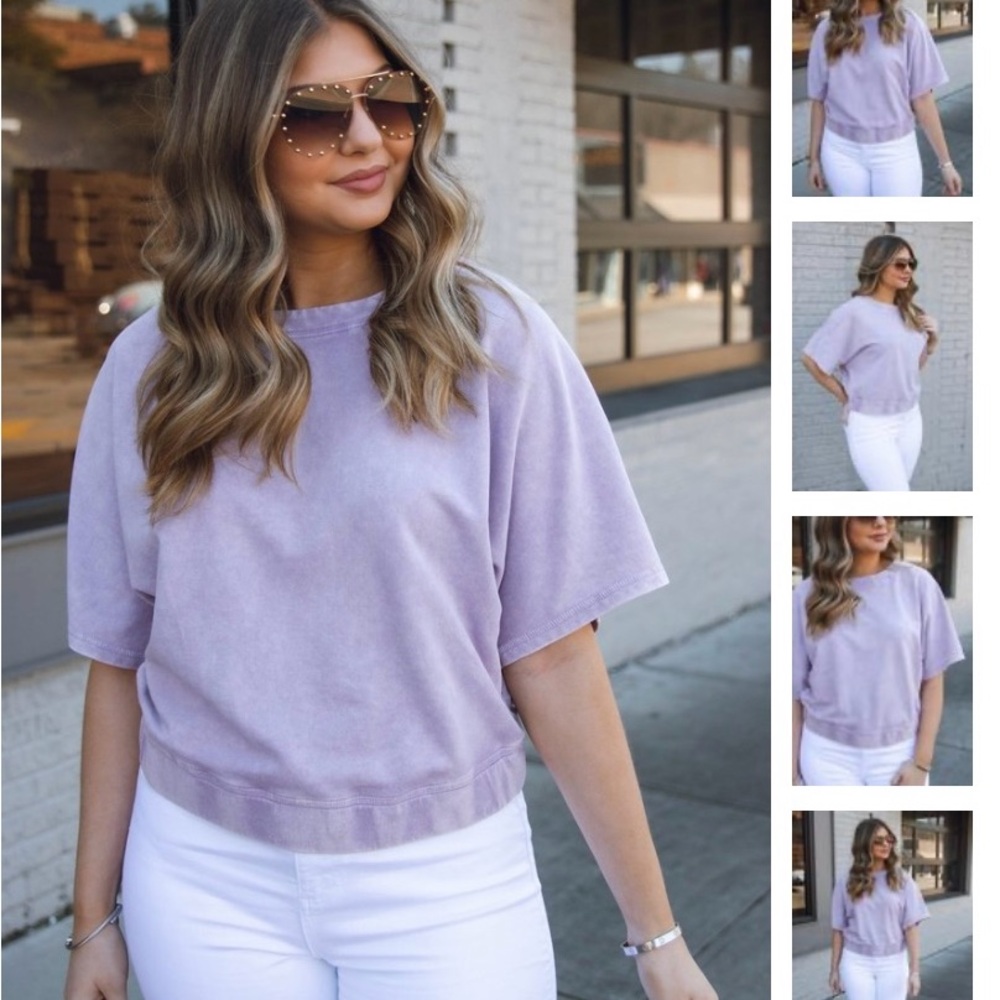 Lilac Loose Tee